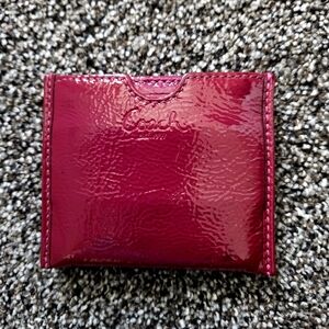 Coach Patent leather mirror case